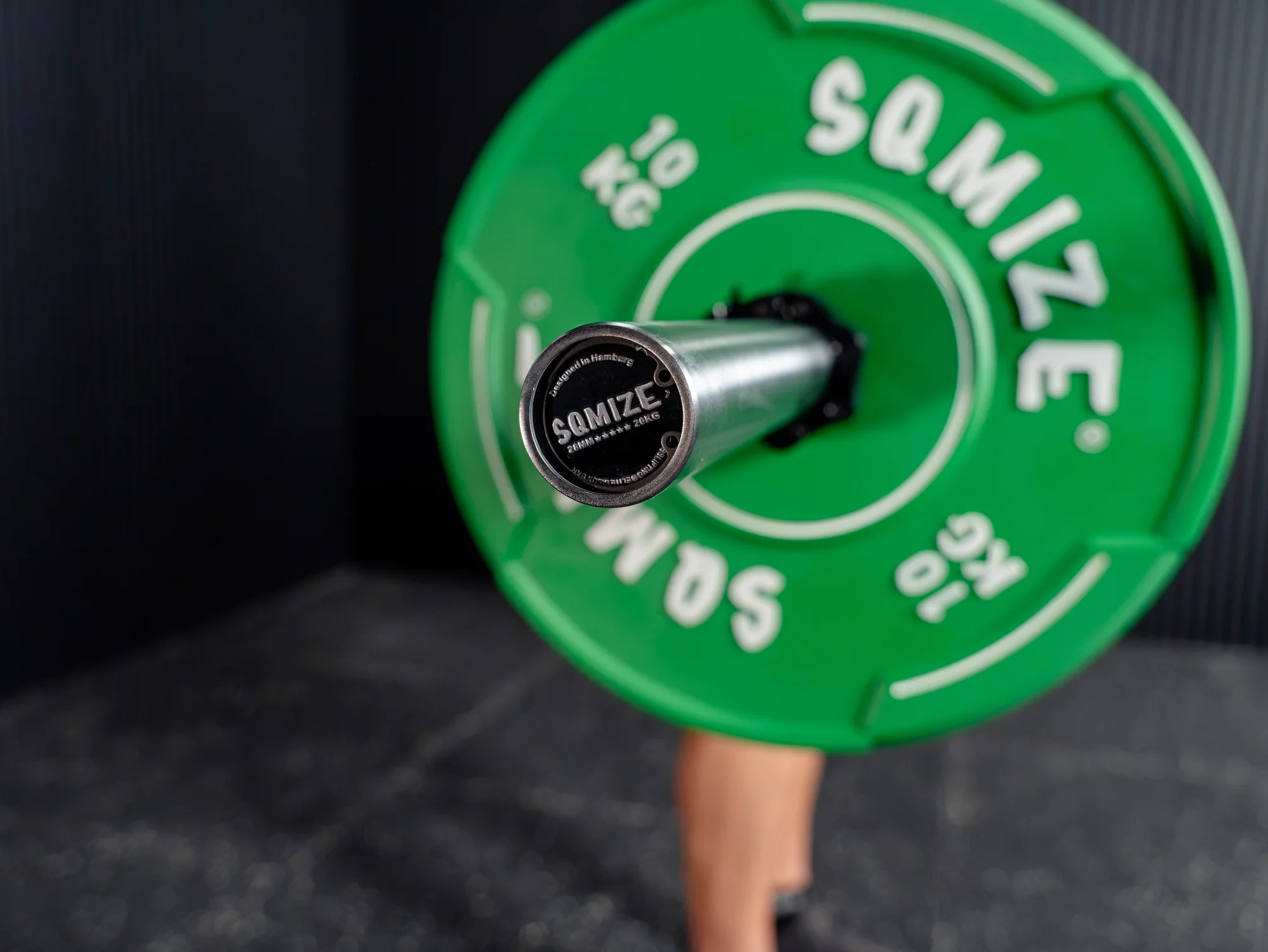 Crosslifting® Langhantel SQMIZE® ELITE CLUB OB86CRm-D CrCN Carbon-Chrome Black