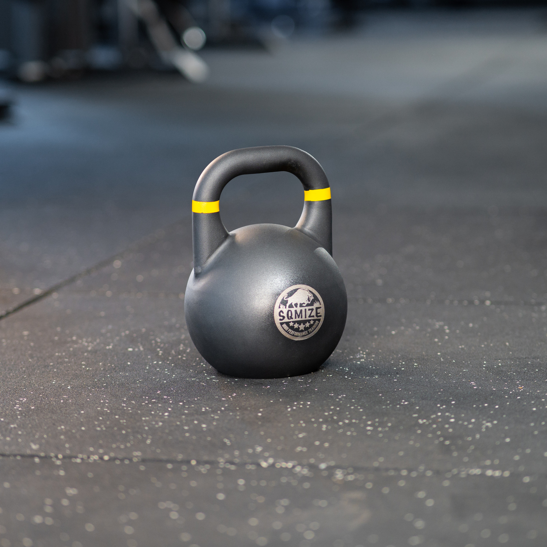 Competition Steel Kettlebell SQMIZE® CSK16, 16 kg, BLACK EDITION