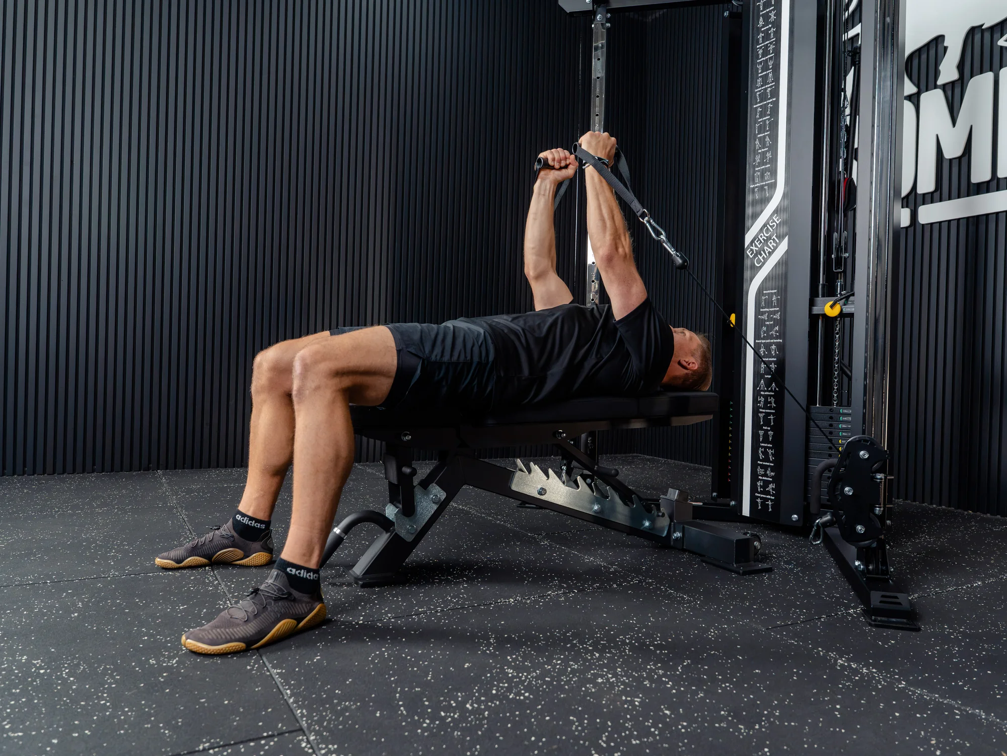 Profi Triangle Kabelzugstation, Functional Trainer SQMIZE® ELITE CLUB FT18i XTR