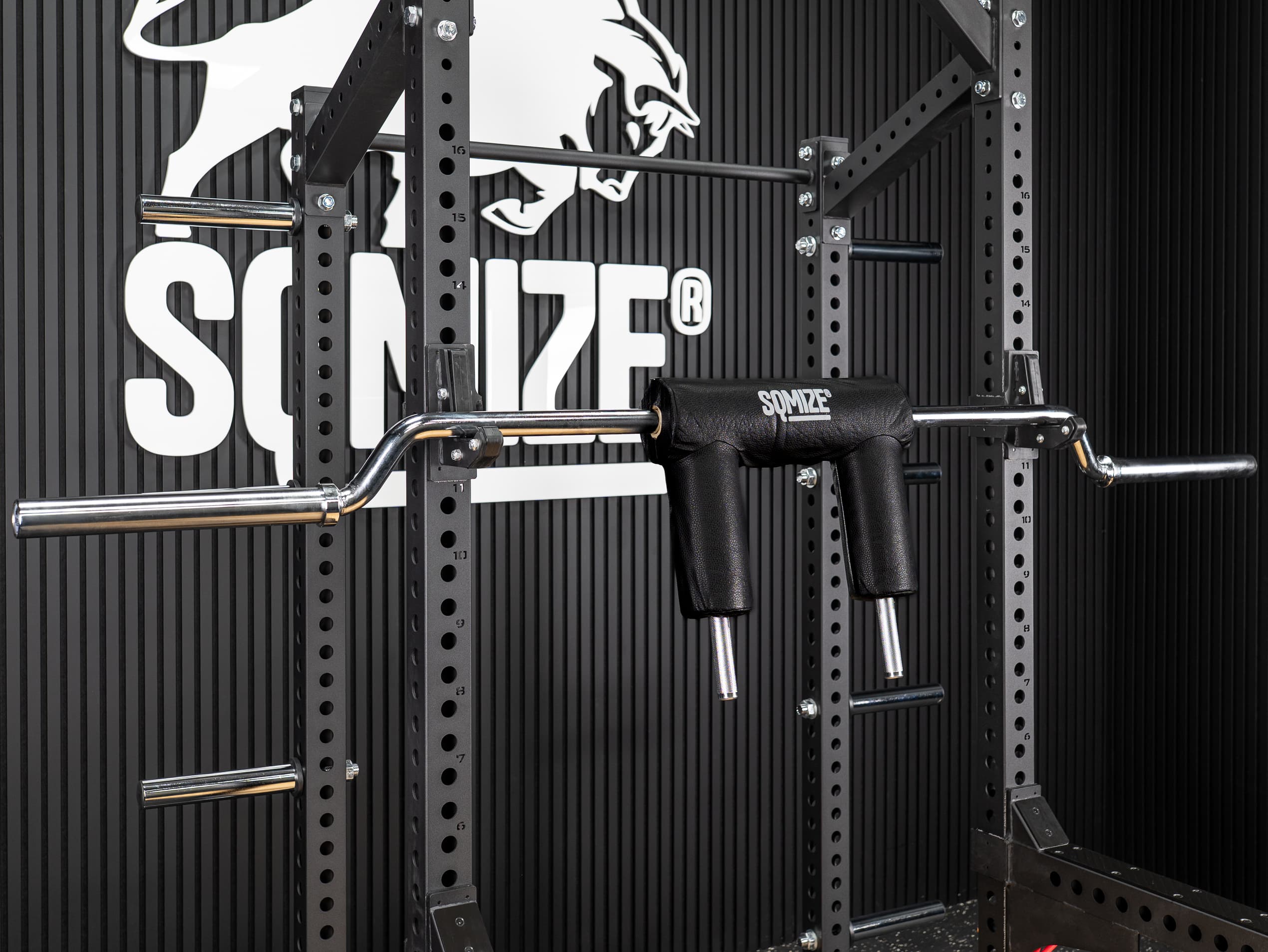 Olympia Safety Squat Bar SQMIZE® OBSB ELITE Q91, Frontgriffe Stahl