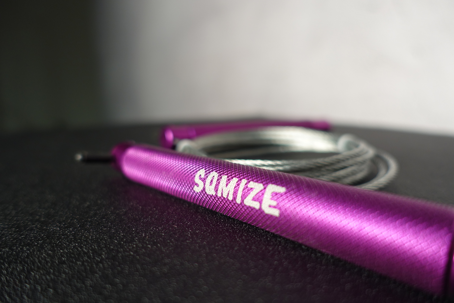 Heavy Jump Rope SQMIZE® SRS Training Stainless Steel, Purple Edition