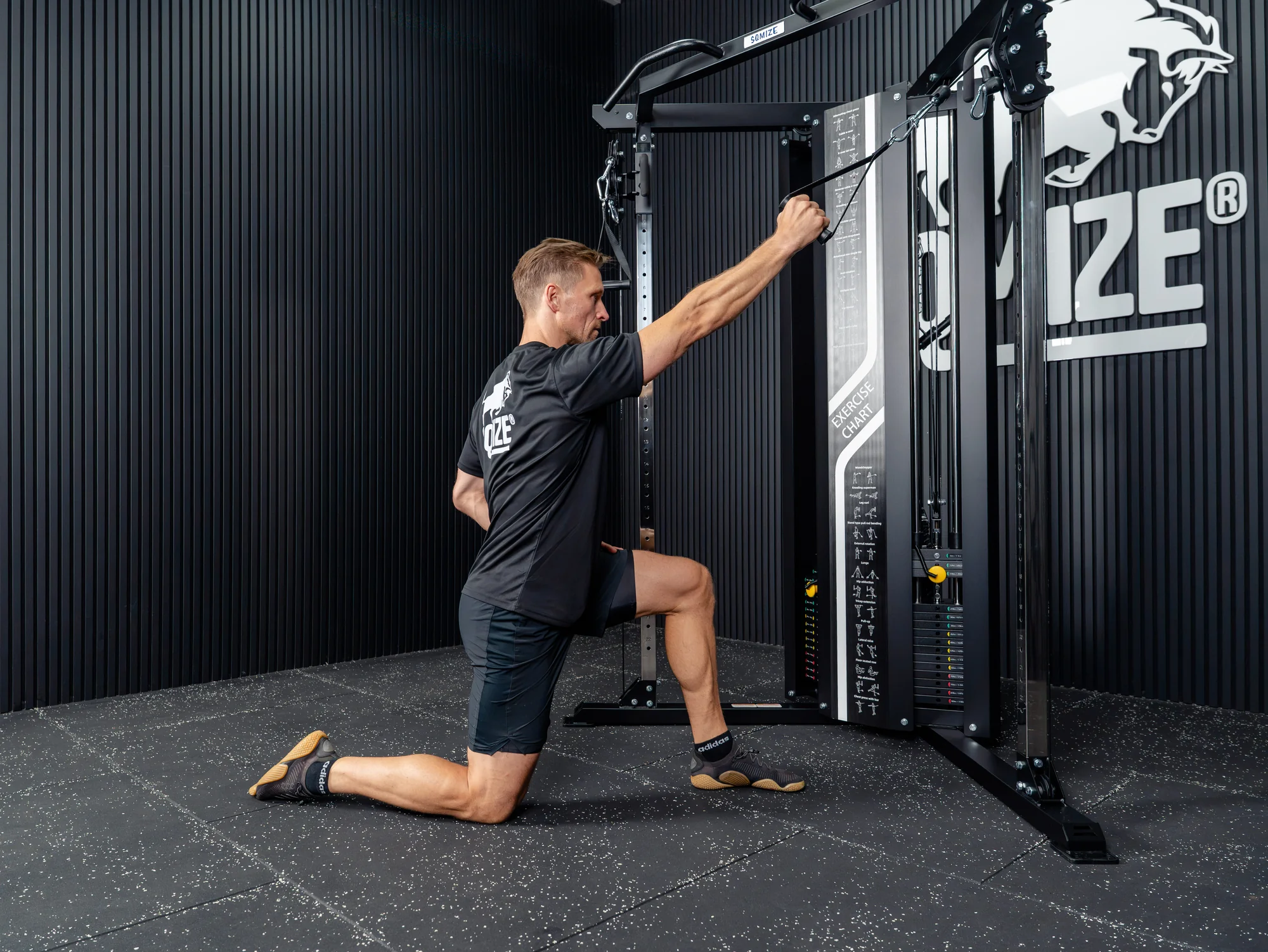 Profi Triangle Kabelzugstation, Functional Trainer SQMIZE® ELITE CLUB FT18i XTR