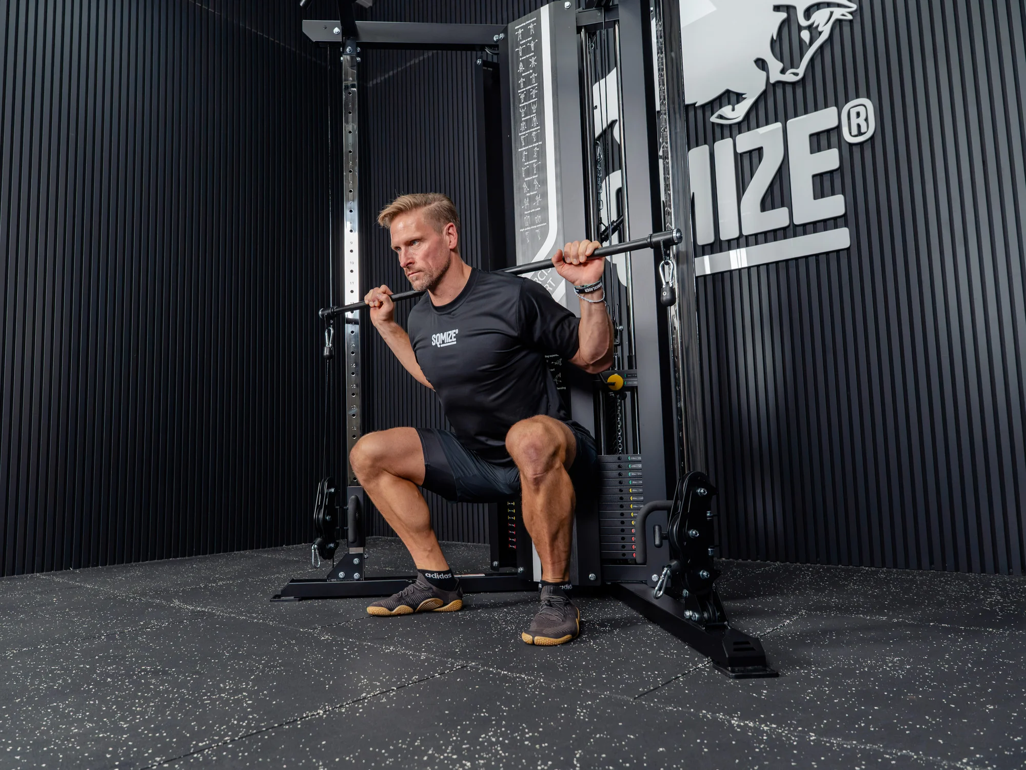 Profi Triangle Kabelzugstation, Functional Trainer SQMIZE® ELITE CLUB FT18i XTR
