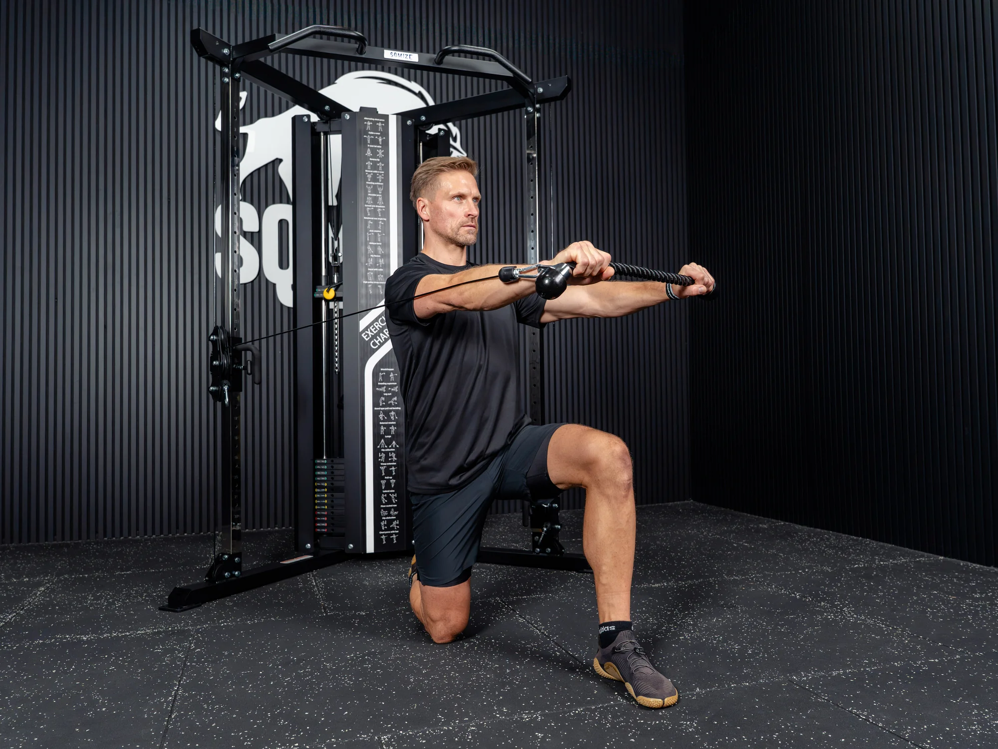 Profi Triangle Kabelzugstation, Functional Trainer SQMIZE® ELITE CLUB FT18i XTR