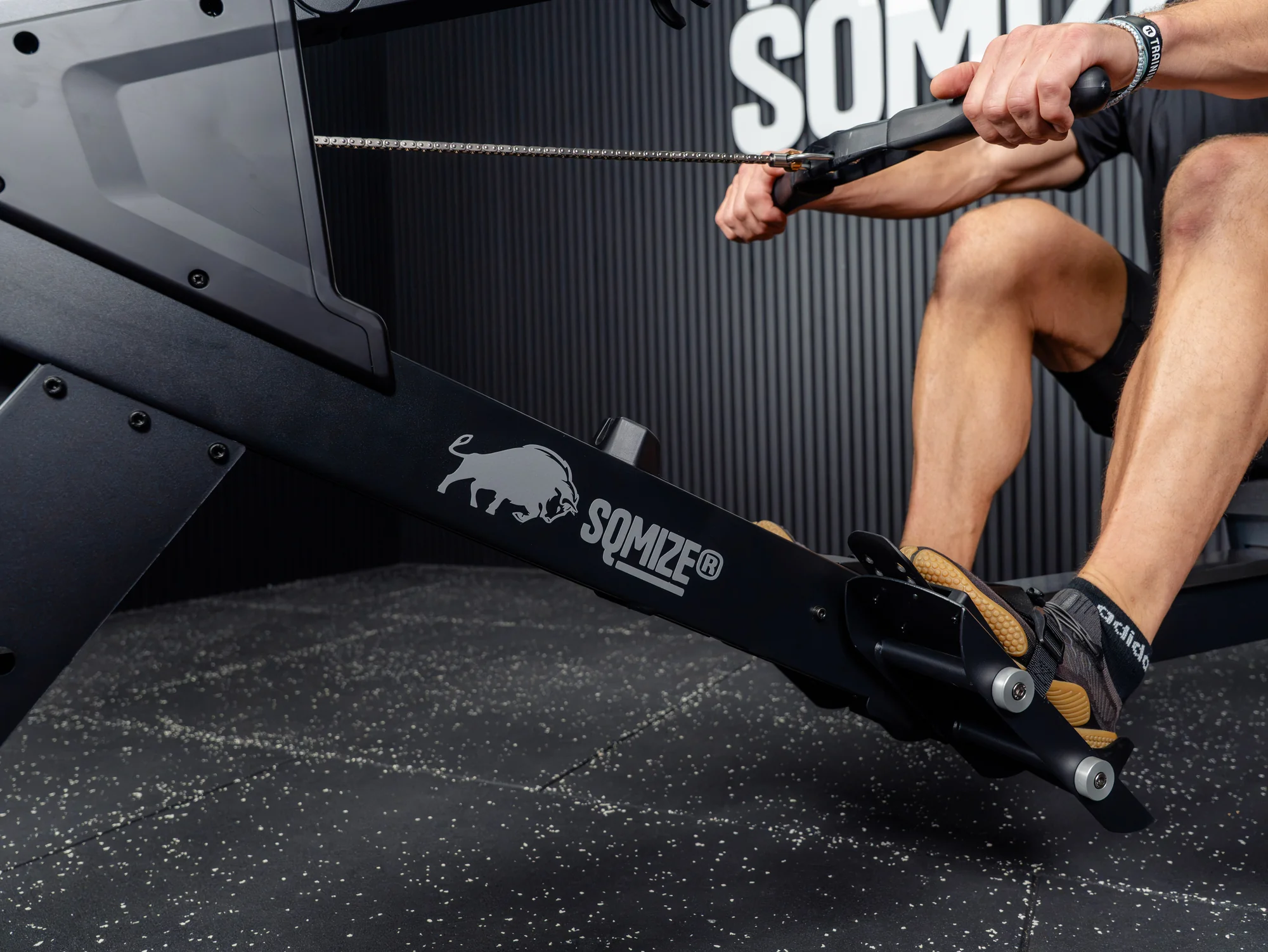SQMIZE® Power Rower Ergometer Alpha S25 Pro, Rudergerät