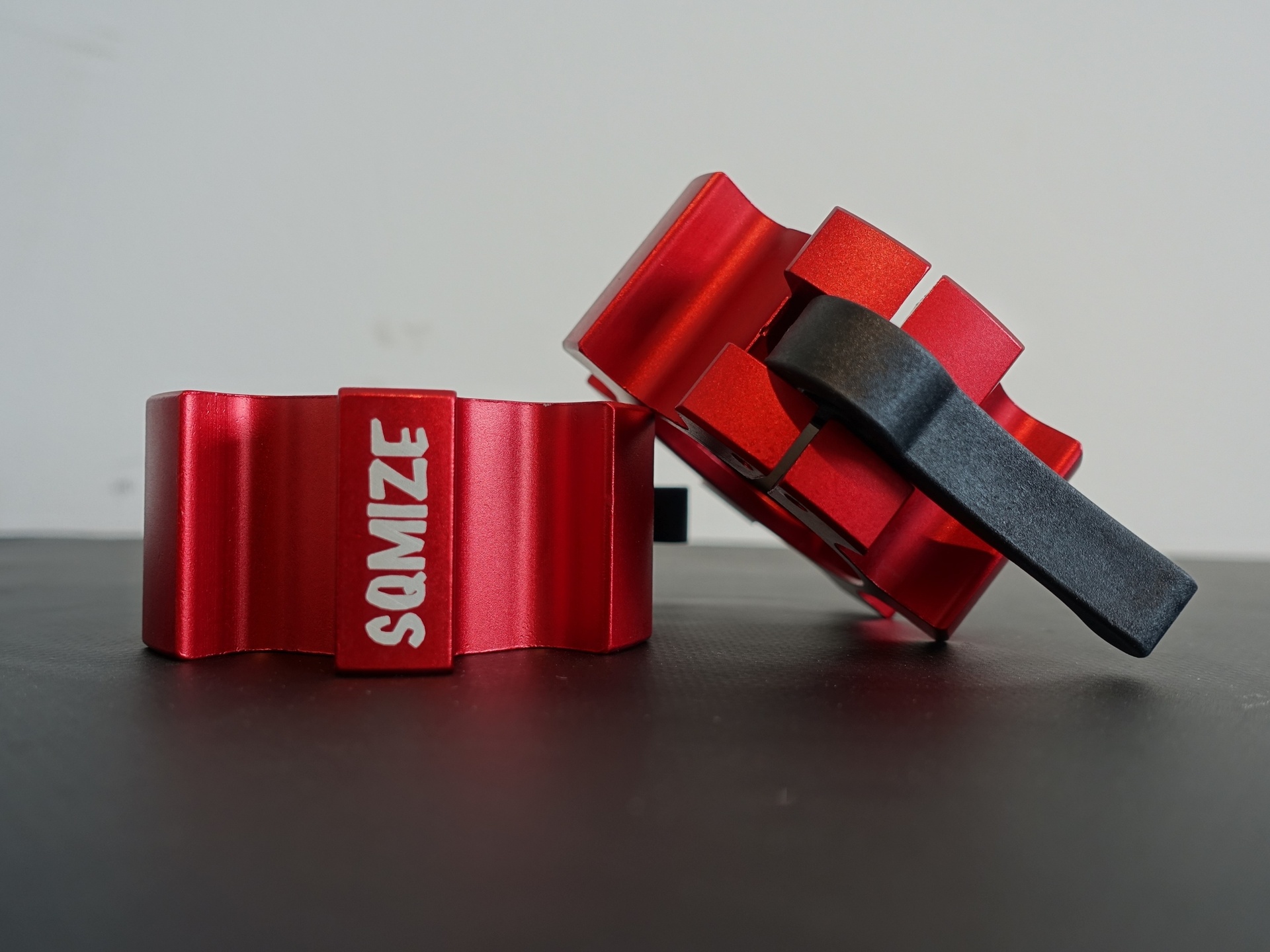 Hantelverschluss 50 mm SQMIZE® OC12 Alu Red