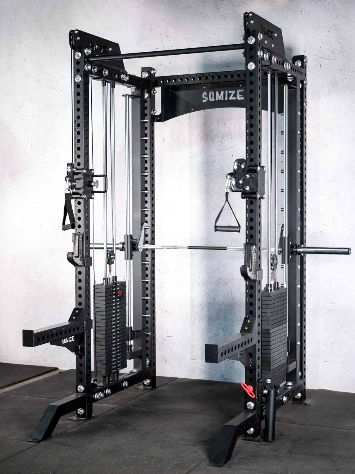 Tri-Power Gym SQMIZE® ELITE CLUB SQ-S955-90, Neue Höhe 238 cm