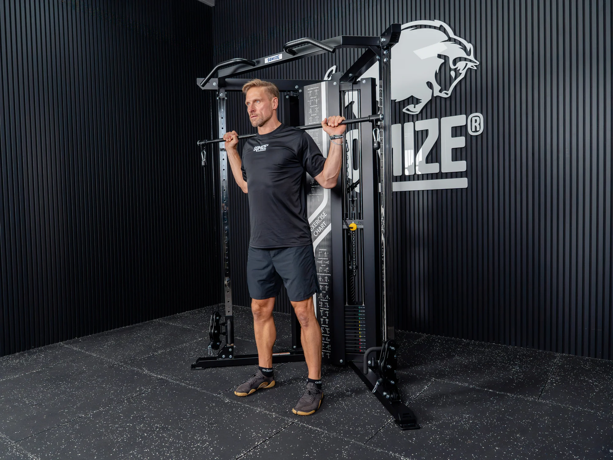 Profi Triangle Kabelzugstation, Functional Trainer SQMIZE® ELITE CLUB FT18i XTR