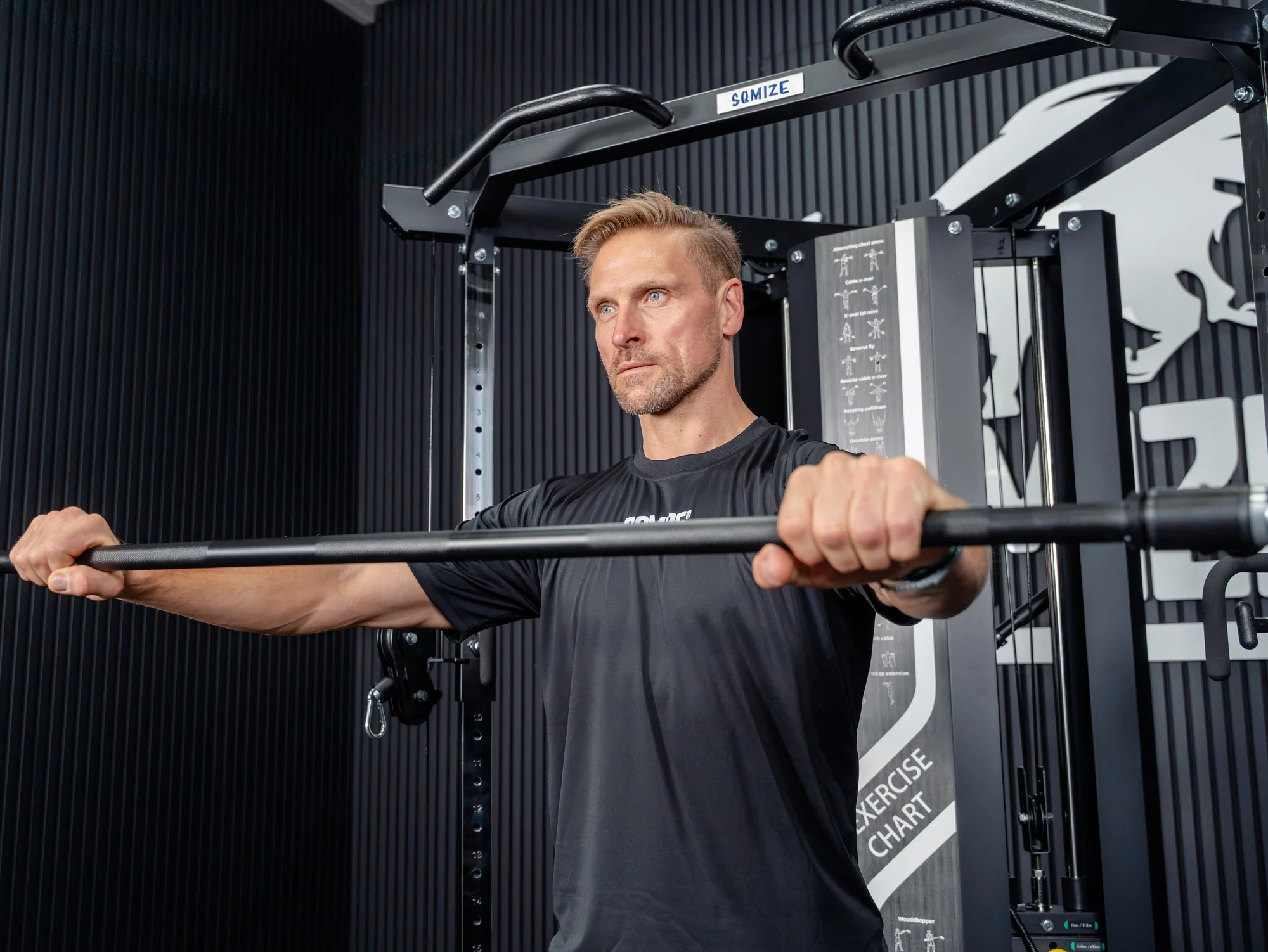 Profi Triangle Kabelzugstation, Functional Trainer SQMIZE® ELITE CLUB FT18i XTR