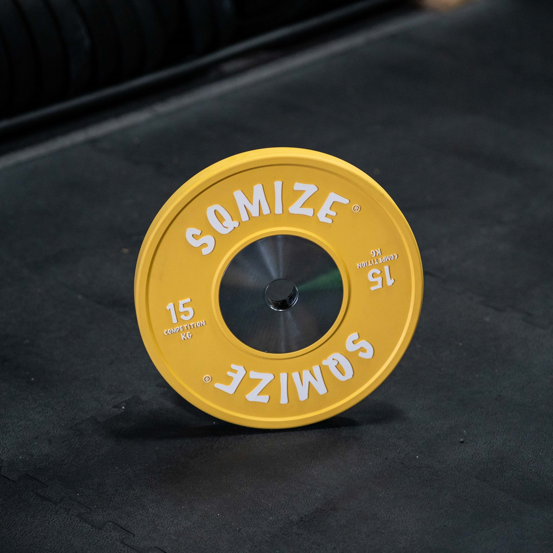 Premium Bison Competition Bumper Plate Set SQMIZE® CompBP140, 140 kg