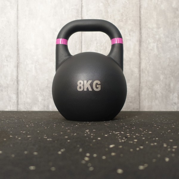 Competition Steel Kettlebell SQMIZE® CSK64 SET 64 kg, BLACK EDITION